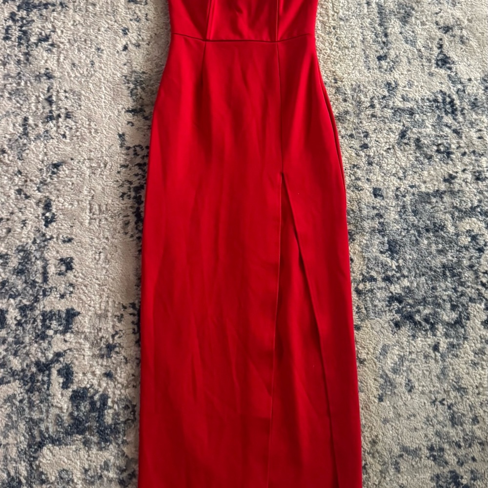 Superdown Ryleigh Strapless Maxi Dress Red - Picture 4 of 6